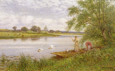 Ladies in a Punt by Alfred, Jr. Glendening